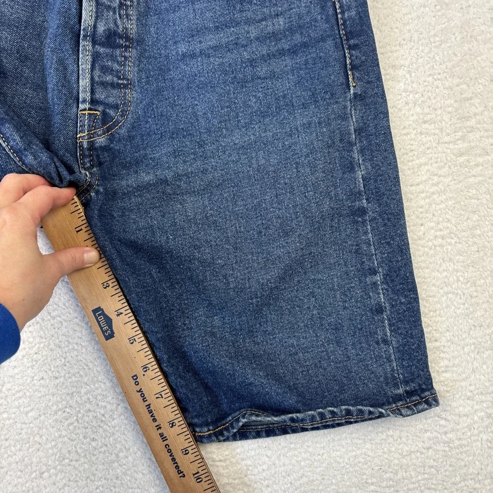 NEW LEVIS 501 Original Jorts Mens 31 Blue Denim Shorts Stretch 9